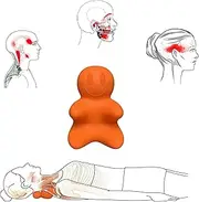 Trigger Point Massage Doll to Relieve Neck Pain, Tension Headache & Migraine, Deep Tissue Massager to Relax Shoulder Pain, Upper Back Pain, Lumbar Pain and Hamstring Strain