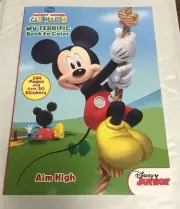 Disney Mickey & Friends My Terrific Book to Color ~Great Day 144 Pages, 30 Books