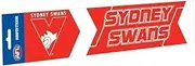 Sydney Swans Official AFL Team Logo Bumper Sticker 305mm x 75mm