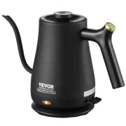 1L Electric Gooseneck Kettle, 1200W Fast Heating Gooseneck Pour Over Coffee ...