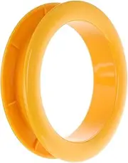 Toyvian Bedside Boy Bunk Ring Hook Bunk Rails Circle Cot Sleeper Bassinet Bracket Railings Plug Edge Fasteners Pad Rings Lounger Rail for Bed Orange Abs