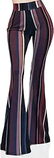 [Vivicastle] Women's USA Boho 3rd Hippie Wide Leg Flared Bell Bottom Pants