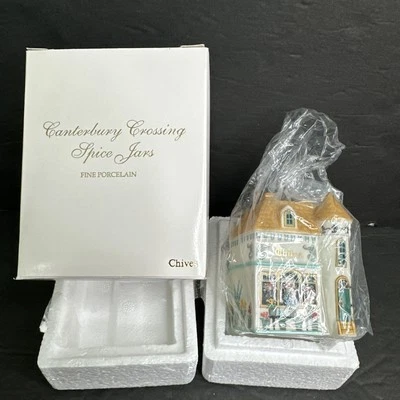 Canterbury Crossing CHIVES Lenox Spice Village Unused Not Displayed NEW IN BOX