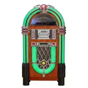 Taurus II Medium Size Jukebox Classic Vinyl Record Player Bluetooth CD Player