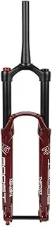 27.5/29 Mountain Bike Air Fork Mountain Bike Suspension Forks Travel 180mm Rebound Adjust Manual Lockout 1-1/2'' Tapered DH/AM Bicycle Front Fork Thru Axle Disc Brake (Color : Red, Size : 29inch)