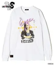 Yakuza × glamb Ryu ga Gotoku Seonhee Long Sleeves T-shirt White Japan New Pre