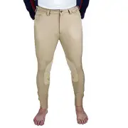 Equine Couture TuffRider Mens Claudio Knee Patch Breeches