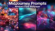 MidJourney Prompt Professional High Quality Liquid Melted Colorful Gradient