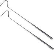 Kisangel Reptile Grabber Hooks 2pcs Snake Catcher Tools Extendable Snake Hook 71cm Length for Safe Handling
