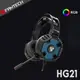 FANTECH HG21 USB 7.1聲道RGB電競耳罩式耳機 50mm大單體/環繞立體音效/大耳罩/懸浮式氣流型頭帶/降噪麥克風