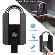 Waterproof Smart Biometric Fingerprint Padlock Heavy Duty Locker Lock with APP