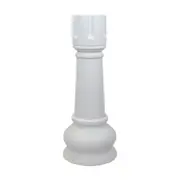 1.1m White Rook from Lifesize Fibreglass Resin Chess Set