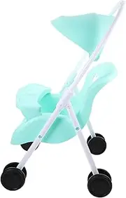 Plastic Doll Stroller Toy for Toddlers 1-3 Baby Stroller for Girls Pretend Play