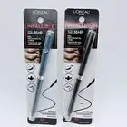 2-Pk L'Oreal Infallible Gel Mechanical Eyeliner 240 Turquoise 200 Intense Black
