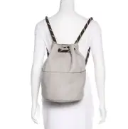 Rebecca Minkoff Climbing Rope Leather Backpack NWT Gray Grey