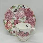 Royal Albert Miranda Kerr Friendship “Gratitude” Footed Mug and Plate Set. New