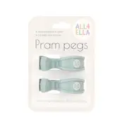 All4Ella Pram Pegs - Secure Muslin Swaddles and Toys