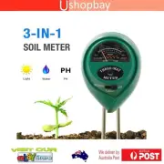 Digital PH Meter Soil Moisture Monitor Sunlight Tester 3 in 1 Garden Pot Plants