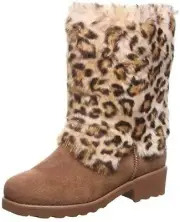 Bearpaw Women's Regina Boots Hickory Leopard Size 6 NWB