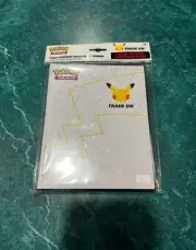 Pokemon Celebrations Jumbo Binder W Pikachu Card Brand New