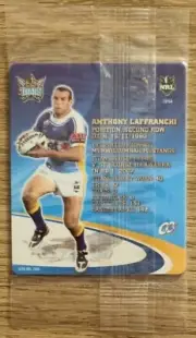 NRL Samboy The Footy Frames Tazo ~ Anthony Lafranchi ~ Gold Coast Titans A 19/64