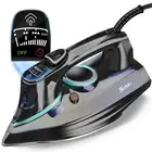Steam Iron for Clothes 1700W with Non-Stick Ceramic Soleplate Powerful Steam ...