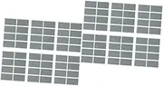 Vaguelly 200 Pcs Scratch Card Stickers Birthday Tags Raffle Sticker Scratch Off Sticker Labels Scratch Off Prizes DIY Scratch Off Cards Board Paper Boy Friend