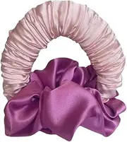 No Heat Ponytail Hairband Hair Curler Hairband,Heatless Curl Scrunchie Sleeping Hair Curler Satin Pillow Scrunchies,1PC Heatless Curl Scrunchie Sleeping Hair Curler Satin Pillow Scrunchies Hair Ties Scrunchies