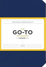 Chronicle Books Go-to Notebook with Mohawk Paper, Midnight Blue Dotted (Simple Dotted Page Notebook, Lay Flat Productivity Journal)