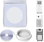 Portable AC Window Vent Kit, Portable Air Conditioner Vent Window Kit, Panel Replacement Parts Seal Air Conditioner Accessories for Exhaust Hose Dryers Home Apartment