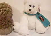 ABC Bakers Polar Bear Plush 10"Scarf Girl Scouts Lead The Change Stuffed Animal
