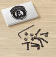Dynamite Forever Bolts Blackouts 1" Inch Skateboard Hardware New