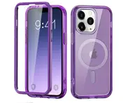 iPhone 11 Pro Max Case,Shockproof Phone Case ,Scratch-Resistant Back Cover-Deep Purple