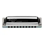 Suzuki SUB30 Ultra Bend 10-Hole Harmonica Key of C Silver Brass/ABS New