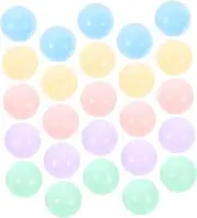 25pcs 5.5cm Mini Ocean Balls Educational Cognitive Ball Toys Plastic Non-Toxic for Boys and Girls' Playhouse Bounce House