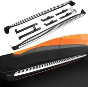 2Pcs Side Steps Pedal Nerf Bar Running Board Fits for 2015-2021 Jeep Renegade