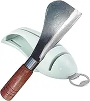 Knife Block with Sharpener - 2 in 1 Knife Storage - Kitchen Knife Accessories, Bottle Opener, Knife Sharpener Helps Repair, Restore, and Polish Blades