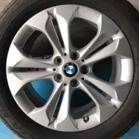 在飛比找蝦皮購物優惠-BMW X1 原廠17吋鋁圈 F48 17吋x7.5J  整