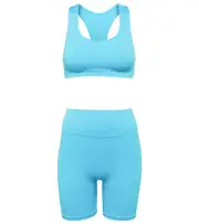 [Prism²] Prism² Elated bra and Composed shorts set One Size blue