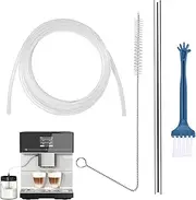 Espresso Machine Milk Tube | 2 M Milk Tube Silicone Pipe Automatic Coffee Machine - Milk Tube with Replacement Cleaning Brush Suitable for 3 Mm Auto Coffee Machine 通用