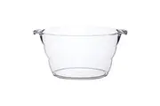 BarCraft Acrylic 28cm Oval Drink Bottle Pail Cooler Bucket Large Container Clear