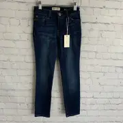 Warp + Weft City JFK Skinny Jeans Piedmont Size 7 Dark Wash Girls NWT