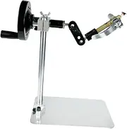 TENOL Rotary Fly Tying Vise, Lure Making Equipment, Metal, Adjustable Fly Fishing Fishing Tying Tool Fly Making Tool