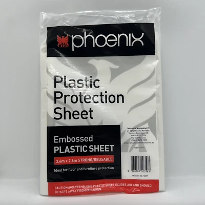 PLASTIC PROTECTION SHEET | Plastic Drop Sheet | 1pc | Durable Drop Cover | AUS
