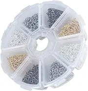 Anneome Elegant Screw Eye 800 Pcs Threaded Hook Pins Easy to Use for Artisanal Crafting DIY