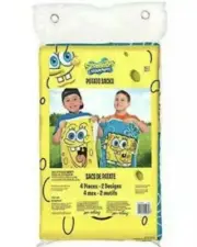 SpongeBob Squarepants Birthday Party Potato Sack Game (4 Pack) 2 Designs