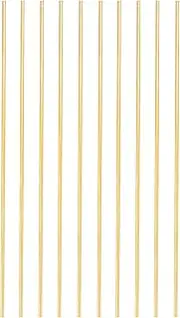 uxcell 10 Pcs Brass Round Rod, 2.5mm x 10" Lathe Bar Stock H59 Brass Round Stock for DIY Craft Making Hardware Novelty Model Car Plane Boat Ship, Copper