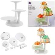 Wilton 3-Tier Pillar Style Cake and Dessert Stand, Great for Displaying...