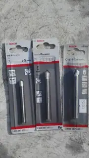 5mm / 6mm / 8mm BOSCH CYL-9 Ceramic tile porcelain fast drill bit OL 82mm