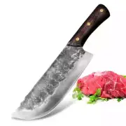 Forged Stainless Steel Cleaver Knife 8 inch Chef Butcher Meat Vegetables Knifes
